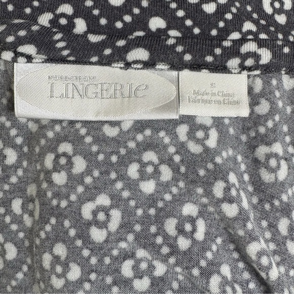 Nordstrom Lingerie Gray Nightshirt Sleepwear Nightgown Small Loungewear Modal - Picture 5 of 6